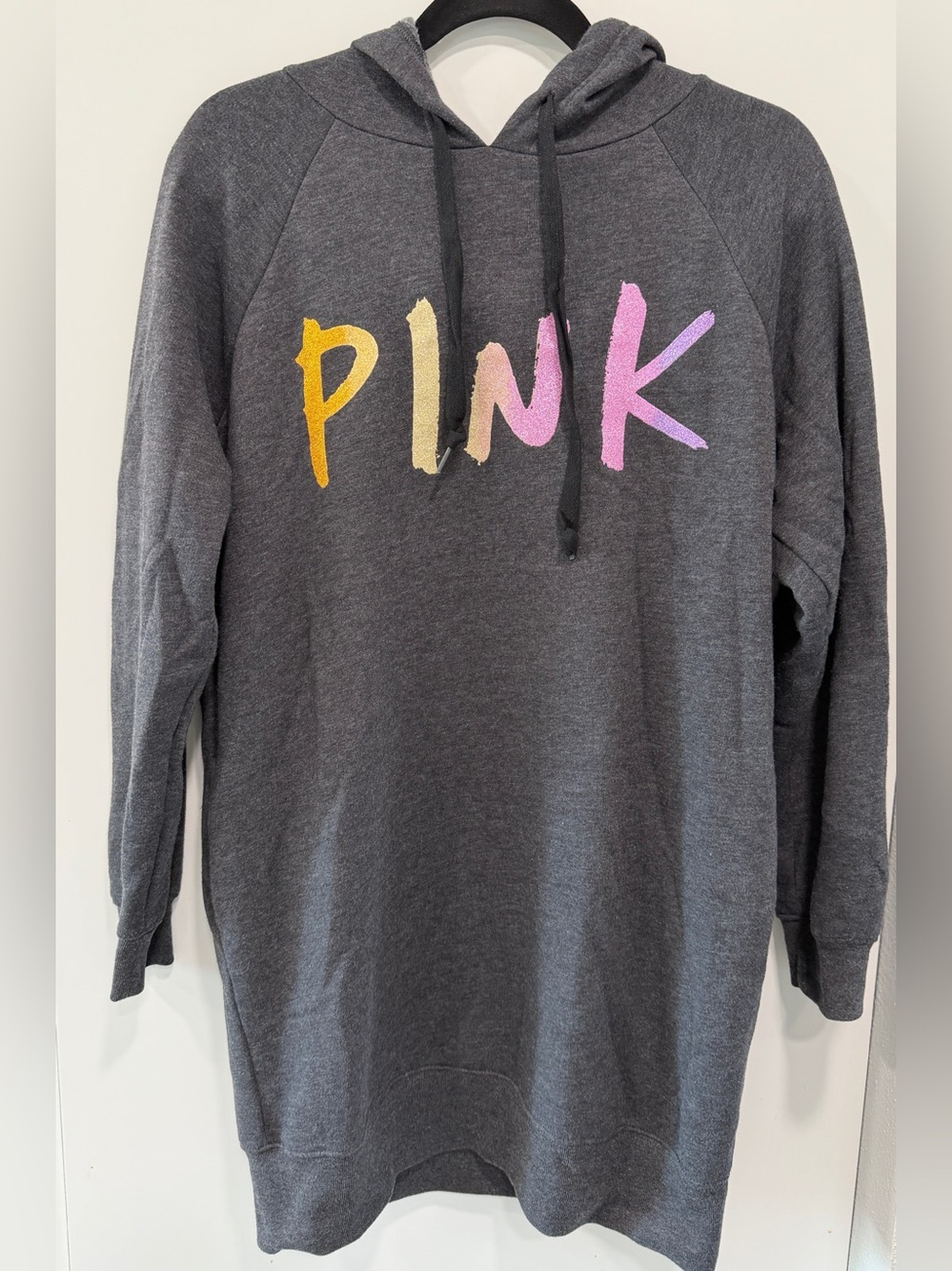 PINK by Victoria’s Secret | Women’s Fleece Hoodie Sweatshirt Dress, Size XS